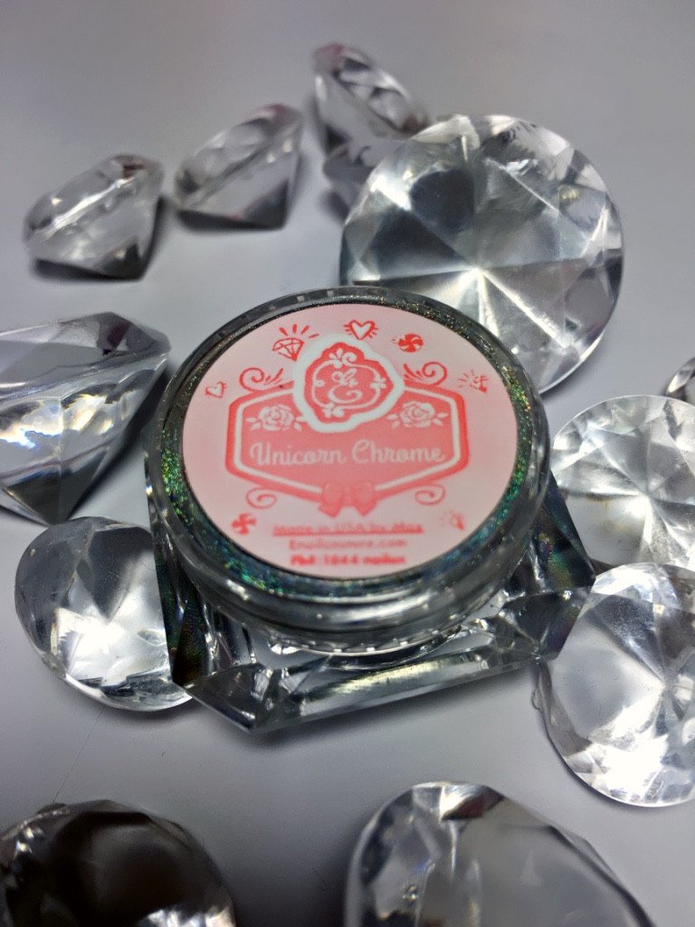 Unicorn Chrome~! magic hologram pigment