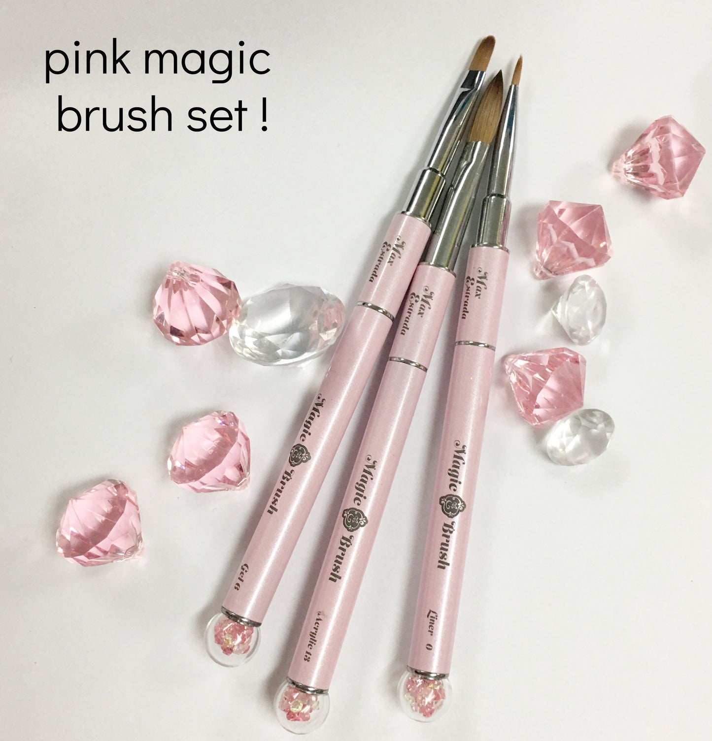 Pink Magic brush set