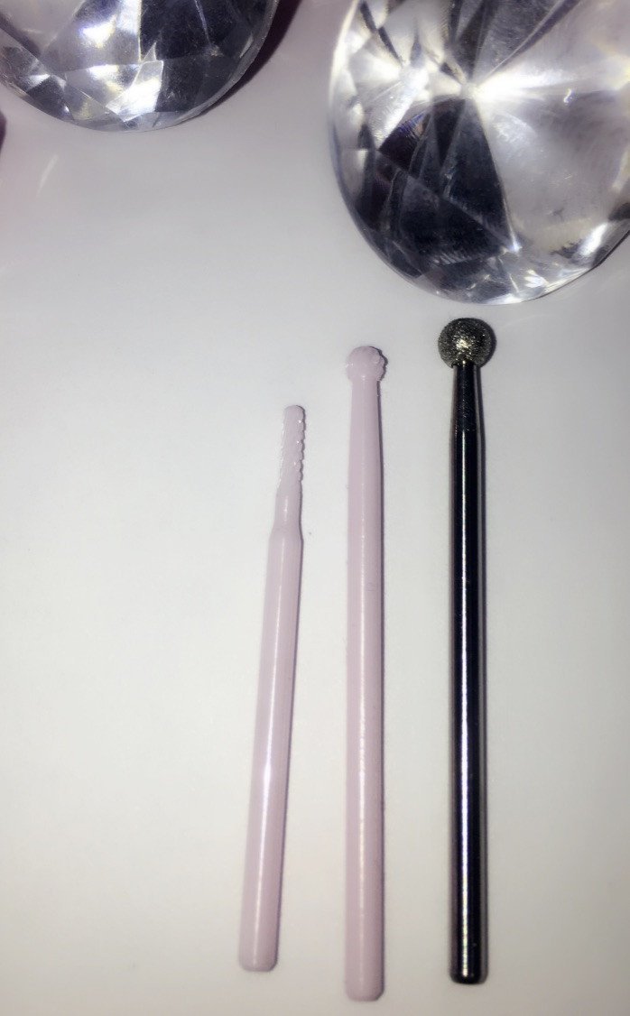 Pink Diamond Manicure Drill Bit Set