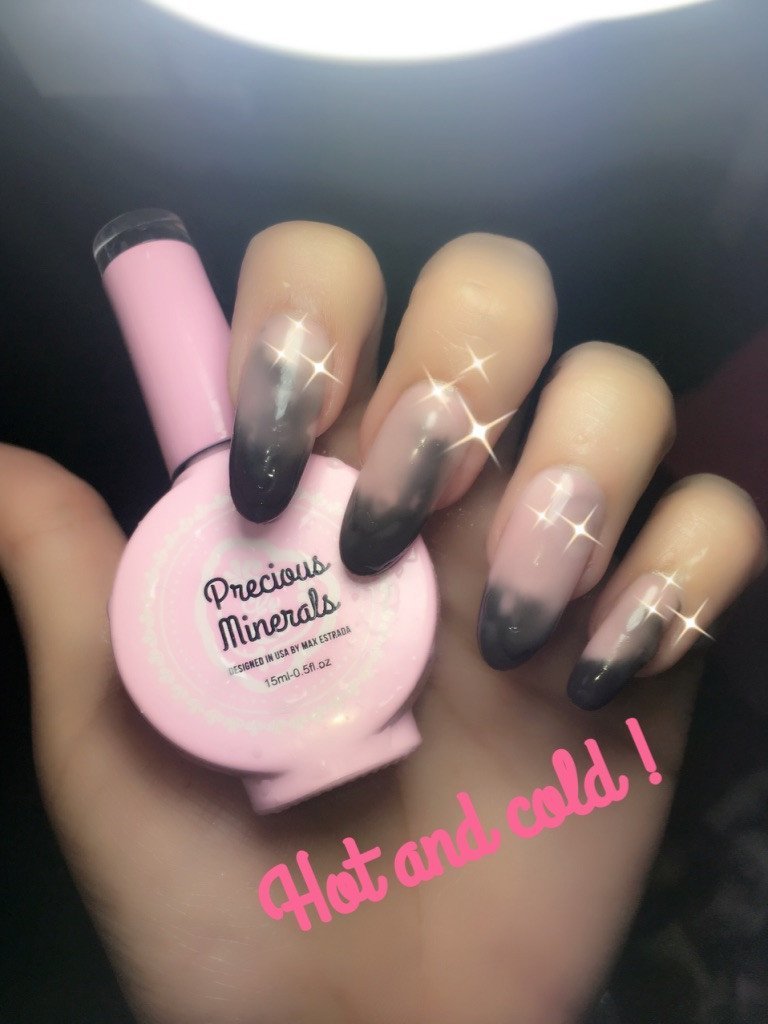 precious minerals 072, nude to black color changing