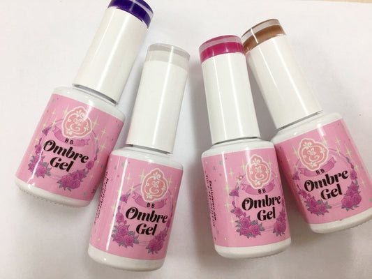 BB ombre gel polish !~
