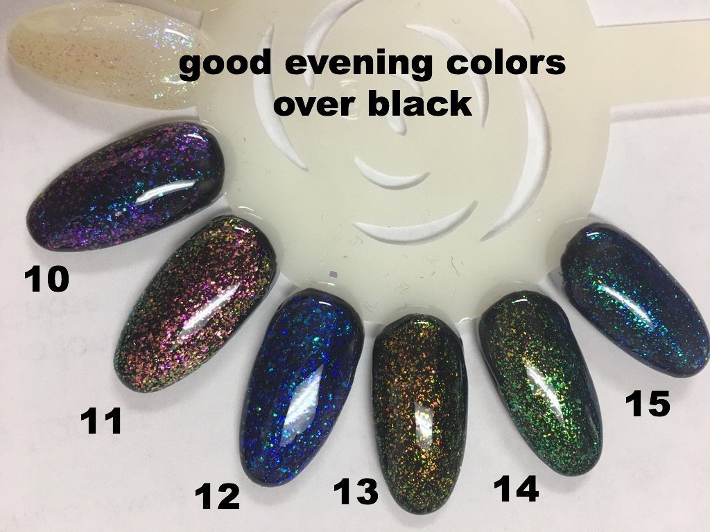 Good Evening! Fun gel dual chromatic colors