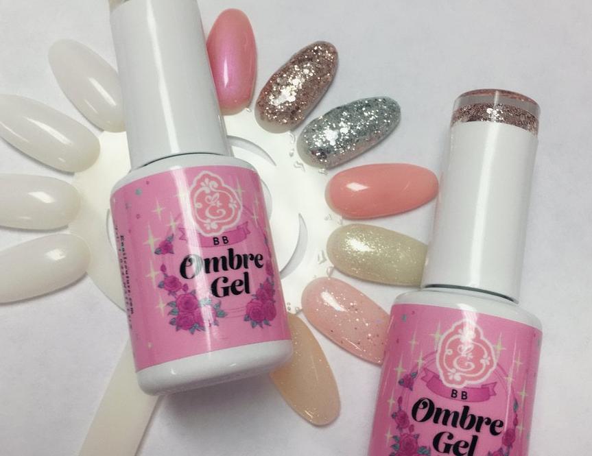 Cookie-jar, french  BB ombre gel polish !~