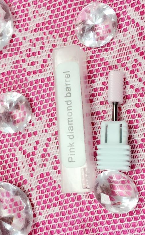 The Pink Diamond Barrel Nail Drill Bit
