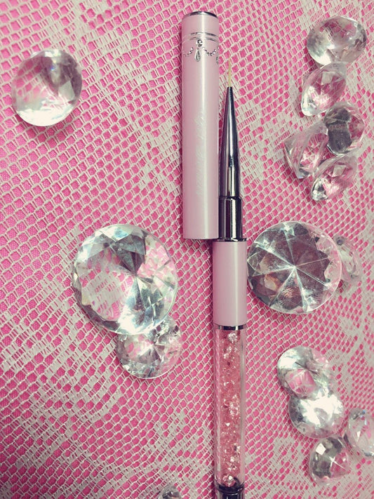 The Pink Diamonds Gel Details Nail Brush